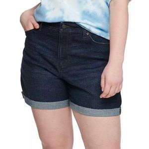 NWT women’s size 22w  jean cuffed shorts